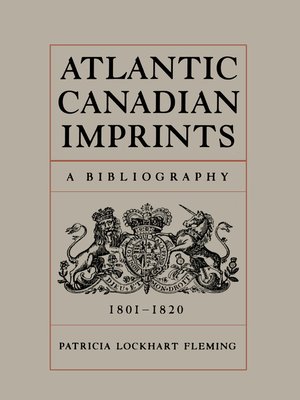 cover image of Atlantic Canadian Imprints